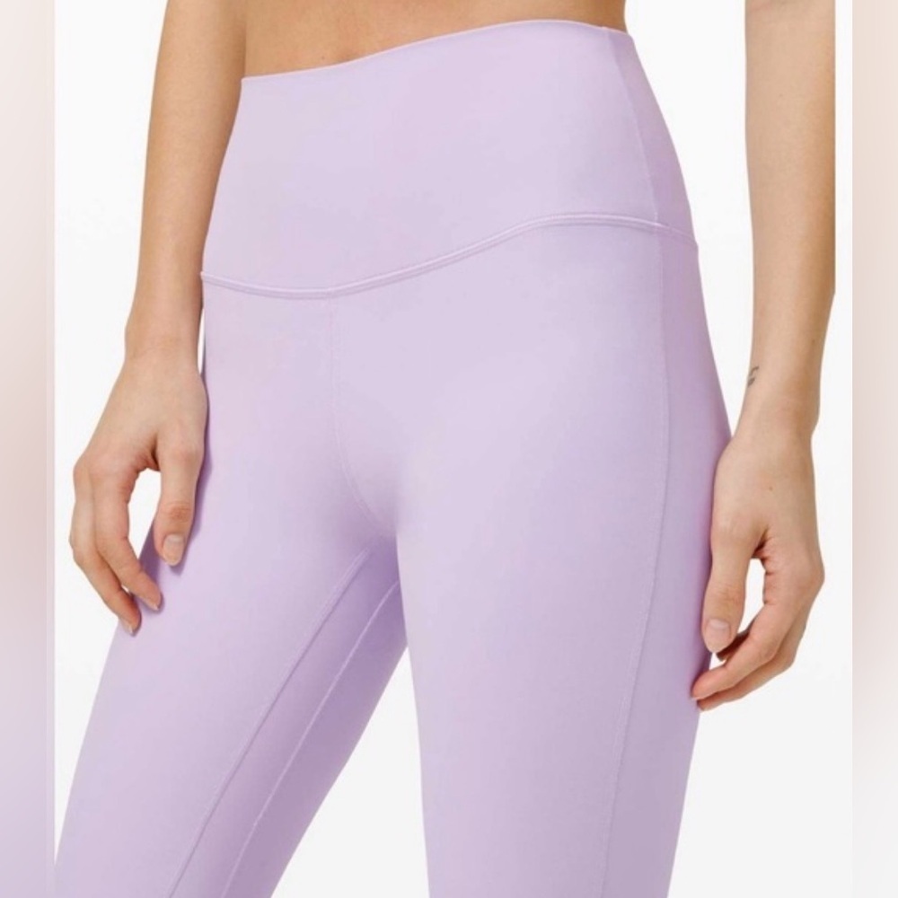 Lululemon Align High-Rise Pant 25” Lilac Ether Lavender NWT Size 10 - Picture 3 of 6